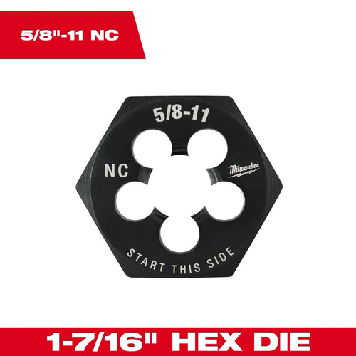 Milwaukee 1-7/16 Hex Threading Dies