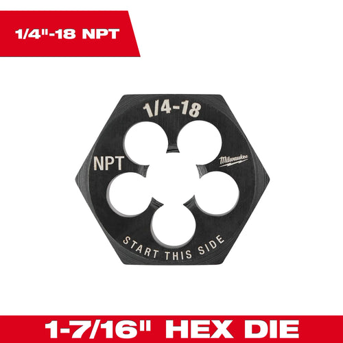 Milwaukee 1-7/16 Hex Threading Dies