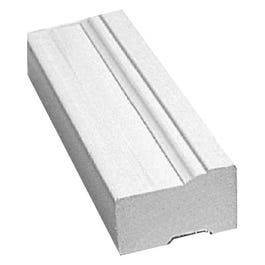 Brickmould, White PVC, 1.25 x 2-In. x 17-Ft.