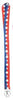 Hy-Ko Products Red/White/Blue Star Lanyard