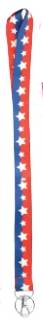 Hy-Ko Products Red/White/Blue Star Lanyard