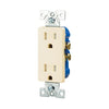 Eaton Residential Grade Decorator Duplex Receptacle TR1107LA-BOX