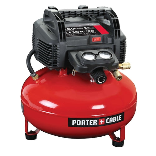 Porter Cable 150 PSI Portable Electric Oil-FreePancake Air Compressor 6-Gallon