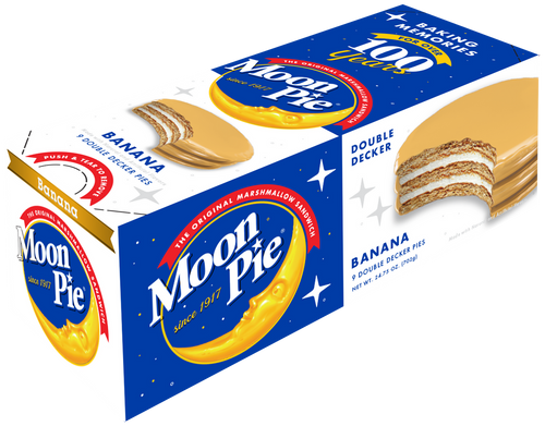 Moon Pie BAKERY FRESH Double Decker Sleeve MoonPie - Banana