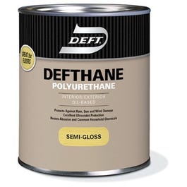 Clear Polyurethane, Semi-Gloss, Qt.
