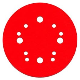 Orbital Sanding Disc, 12 Hole, Hook & Loop, 180-Grit, 5-In., 50-Pk.