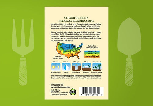 SEEDS OF CHANGE™ ORGANIC COLORFUL BEET MIX SEEDS