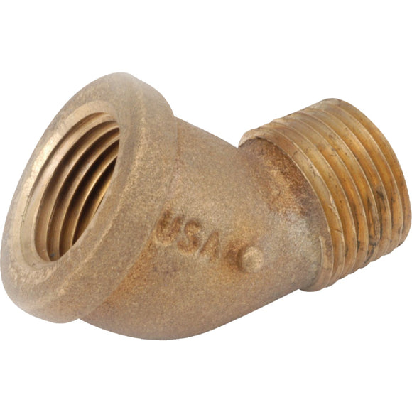 Anderson Metals 3/4 In. 45 deg Street Red Brass Elbow