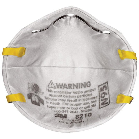3M Particulate Respirator Face Mask 8210 N95